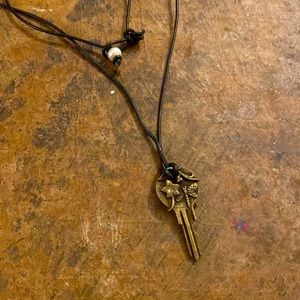 Fairy Key on a leather cord